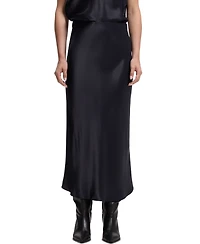 Boss by Hugo Women's Satin A-Line Midi Skirt