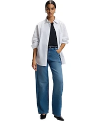 Boss by Hugo Women's Slim-Fit Crewneck Cotton-Modal Blend Tank Top