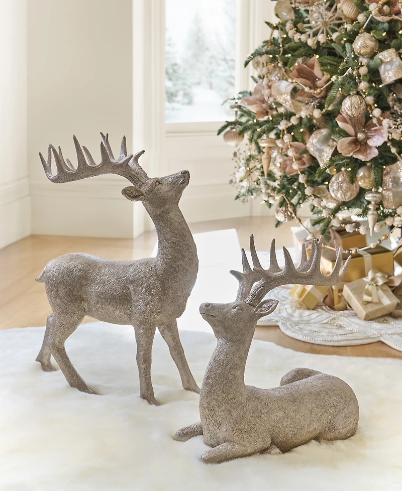 Balsam Hill Parisian Palace Deer, Set of 2