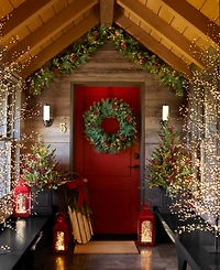 Balsam Hill 4 ft Outdoor Berry Pre-Lit Potted Tree