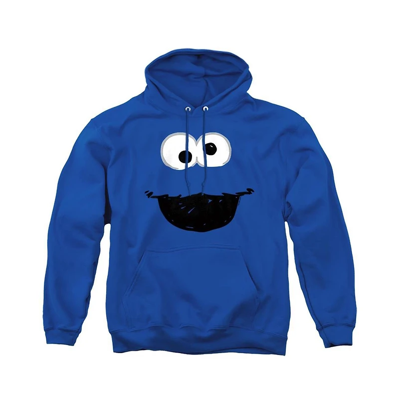Sesame Street Men's Cookie Monster Crayon Sketch Graphic Long-Sleeve Hoodie