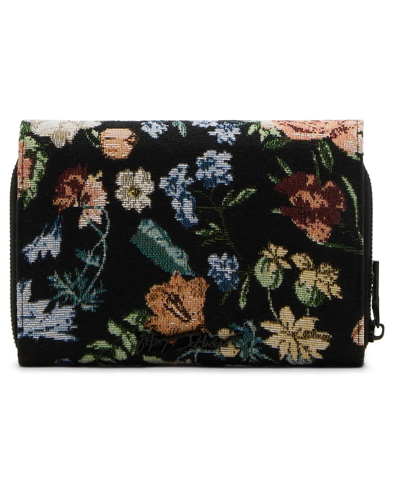 Betsey Johnson Tapestry Small Crossbody Handbag