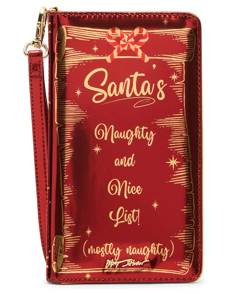 Betsey Johnson Naughty List Bifold Wristlet