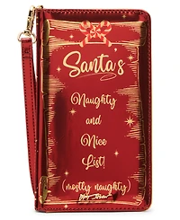 Betsey Johnson Naughty List Bifold Wristlet