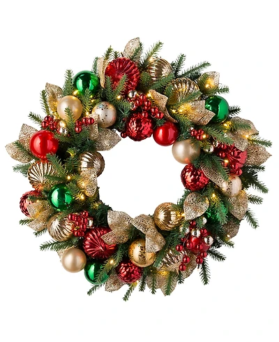 Balsam Hill 30" Merry and Bright Christmas Wreath