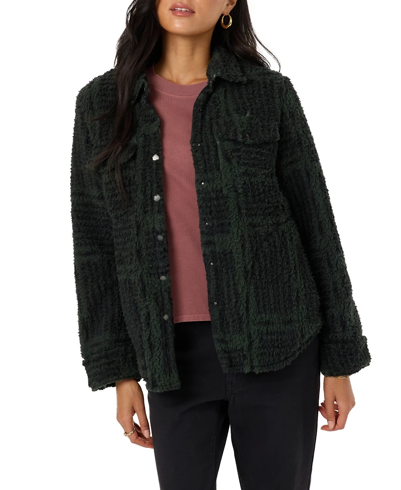 O'Neill Women's Zuma High Pile Snap-Front Jacket