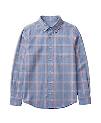 Hope & Henry Little and Big Boys' Organic Long Sleeve Stretch Poplin Shirt