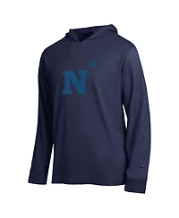 Champion Men's Navy Midshipmen Tonal All-Star Long Sleeve Hooded T-Shirt