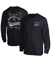 Champion Men's Michigan State Spartans Laminated All-Star Long-Sleeve Relaxed-Fit T-Shirt