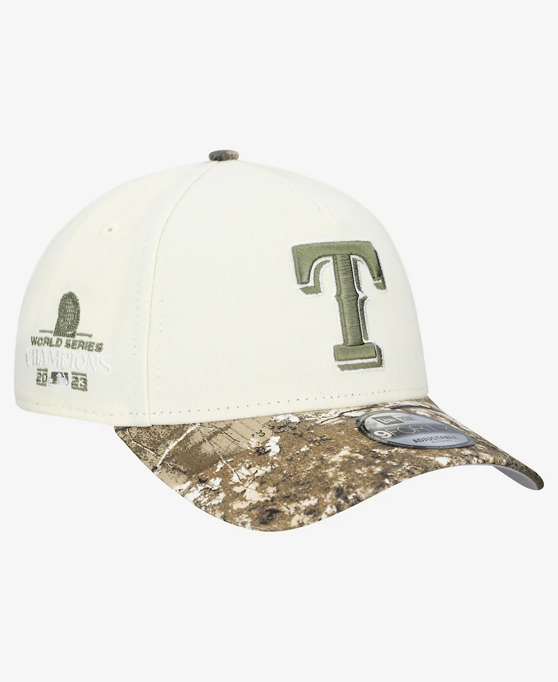 New Era Men's Texas Rangers 9FORTY A-Frame Adjustable Hat