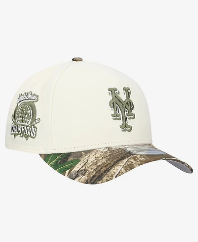New Era Men's Khaki/Realtree Camo New York Mets 9FORTY A-Frame Adjustable Hat