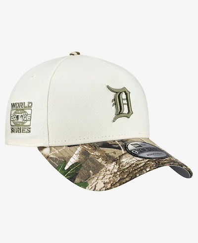 New Era Men's Khaki/Realtree Camo Detroit Tigers 9FORTY A-Frame Adjustable Hat