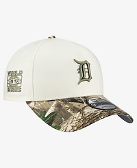 New Era Men's Khaki/Realtree Camo Detroit Tigers 9FORTY A-Frame Adjustable Hat