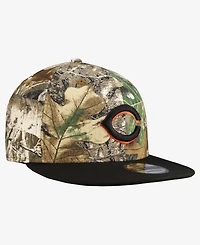 New Era Men's Camo Cincinnati Reds Realtree Orange Pop 9FIFTY Snapback Hat