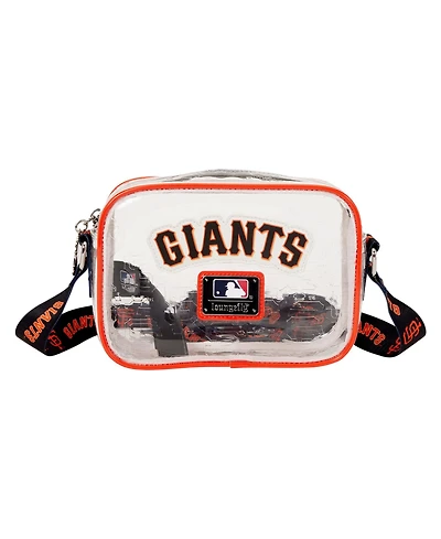 Loungefly San Francisco Giants Clear All Over Logo Crossbody Bag