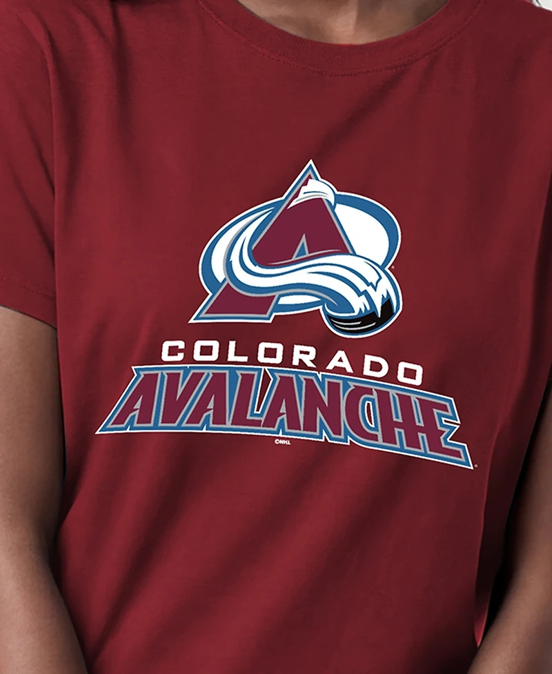 Champion Women's Colorado Avalanche Wordmark Lockup T-Shirt