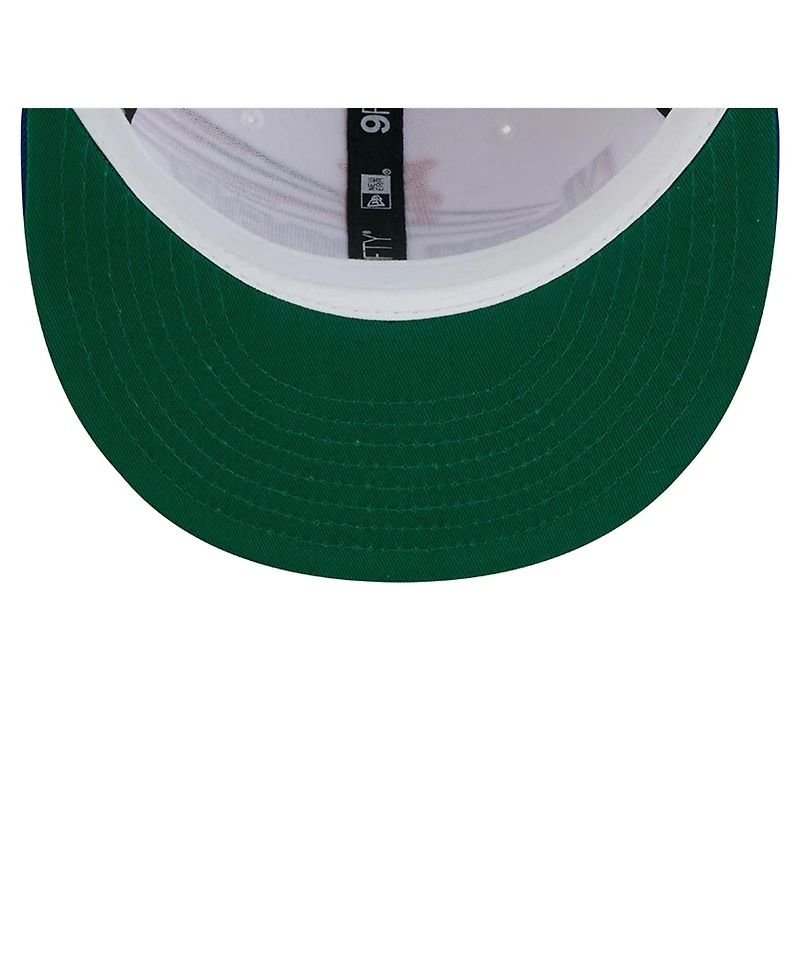 New Era Men's White New York Mets Retro Sweep 9FIFTY Snapback Hat