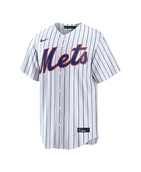 Nike Men's New York Mets Nolan McLean Home Replica Loose Fit V-Neck Jersey