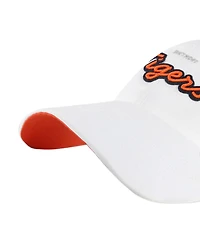 '47 Brand Women's White Detroit Tigers Trendy Script Clean Up Adjustable Hat