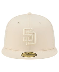 New Era Men's Cream San Diego Padres Color Pack 59FIFTY Fitted Hat