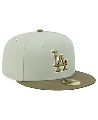New Era Men's Green/Olive Los Angeles Dodgers Color Pack 59FIFTY Fitted Hat