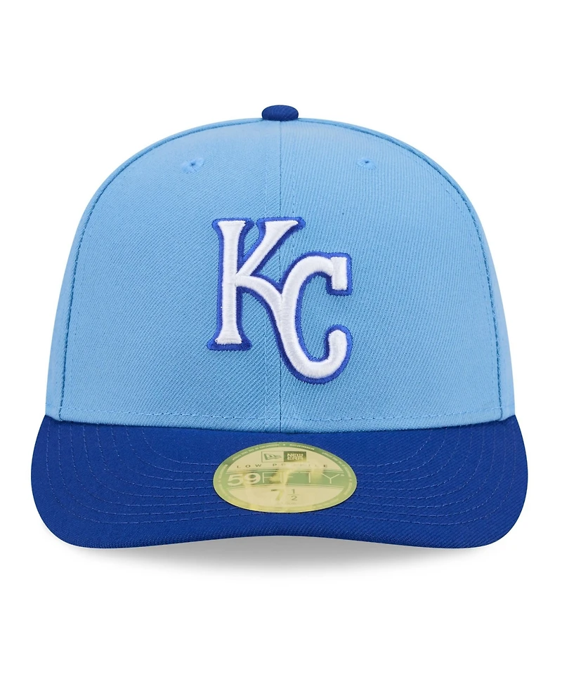New Era Men's Light Blue/Royal Kansas City Royals 2026 Baseball Hall of Fame 59FIFTY Low Fitted Hat