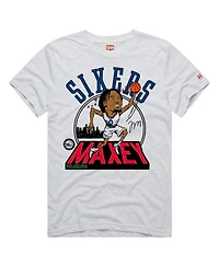 Homage Men's Philadelphia 76ers Tyrese Maxey Signature Tri-Blend Player T-Shirt