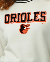 Champion Women's Cream Baltimore Orioles Reverse Weave Sweatshirt
