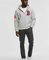 Champion Men's Boston Red Sox Reverse Weave Chenille Full-Zip Hoodie