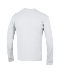 Champion Men's Nebraska Huskers Arch Over Logo 2-Hit Cotton Long-Sleeve Crewneck Graphic T-Shirt