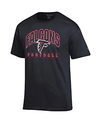 Champion Men's Atlanta Falcons Screen Print Dropped Shoulder T-Shirt
