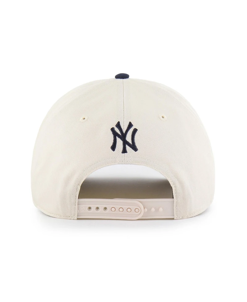 '47 Brand Men's Natural/Navy New York Yankees Rope Script Hitch Adjustable Hat