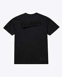 Mitchell & Ness Men Black St. Louis Cardinals Cooperstown Collection Phantom T-Shirt