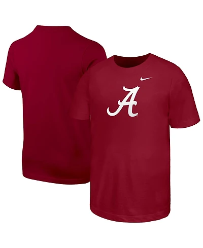 Nike Big Boys and Girls Crimson Alabama Tide Logo T-Shirt
