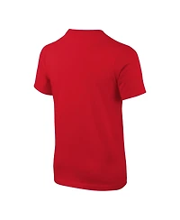 Nike Big Boys and Girls Red Georgia Bulldogs Logo T-Shirt