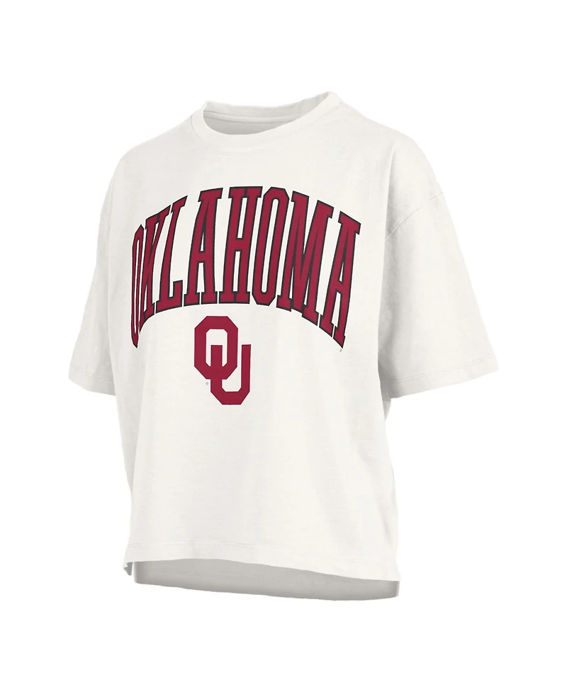 Pressbox Plus Oklahoma Sooners Nelson Motley Crew Oversized Slub Short-Sleeve T-Shirt