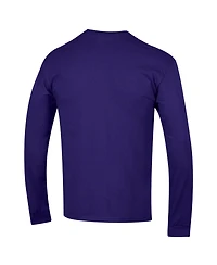 Champion Men's Northwestern Wildcats Long-Sleeve Crewneck T-Shirt