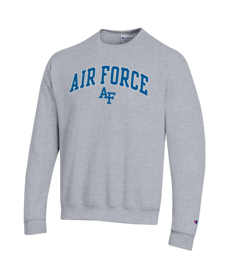 Champion Men's Air Force Falcons Arch Over Logo Fleece-Lined Screen Print Pullover Sweatshirt