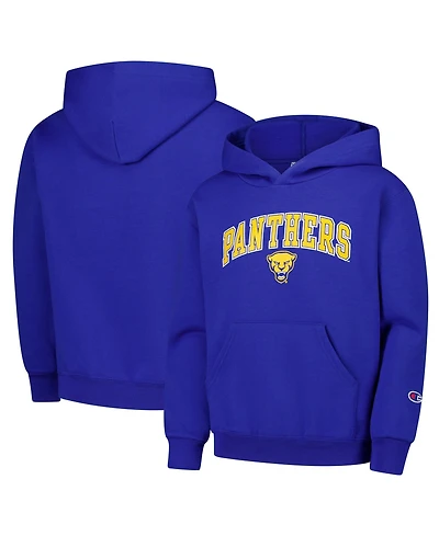 Champion Big Boys and Girls Royal Pitt Panthers Campus Pullover Hoodie