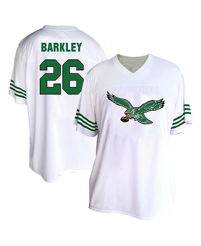 Fanatics Women's Plus Philadelphia Eagles Saquon Barkley V-Neck Relaxed-Fit Jersey