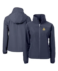 Cutter & Buck Women's Navy Seattle Mariners Charter Eco Full-Zip Jacket