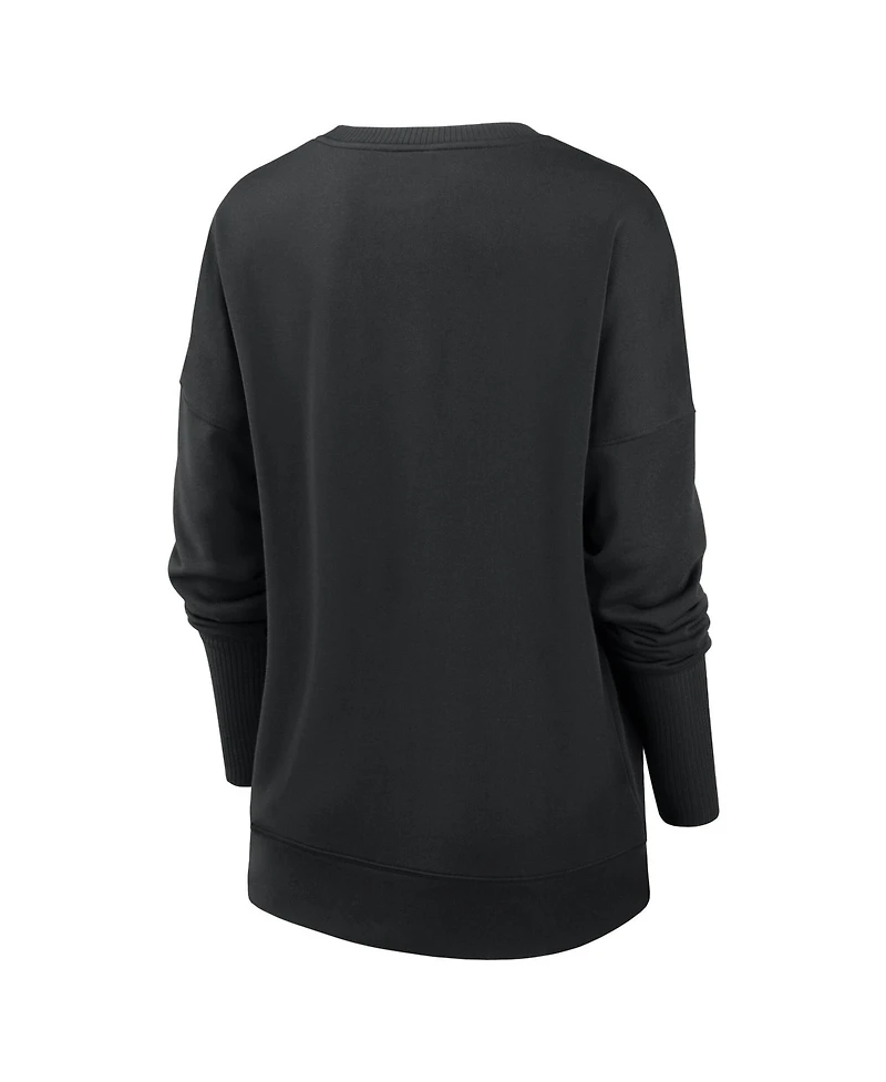 Nike Women's Black San Francisco 49ers Playback Icon Dri-fit Sweatshirt