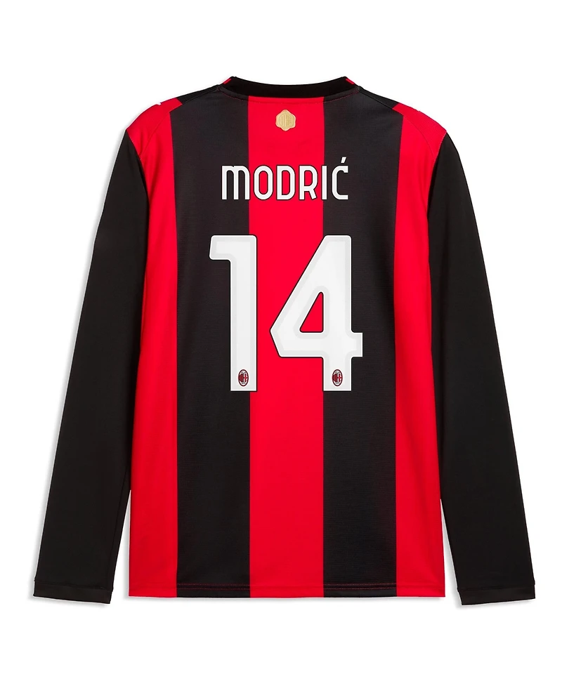 Puma Men's Luka Modric Ac Milan 2026/27 Home Replica Long Sleeve Jersey