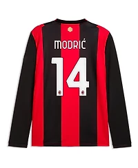 Puma Men's Luka Modric Ac Milan 2026/27 Home Replica Long Sleeve Jersey