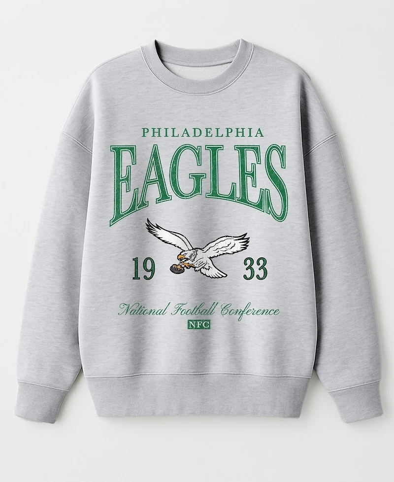 Gameday Couture Women's Philadelphia Eagles Instant Classic Oversized Dropped-Shoulder Sweatshirt