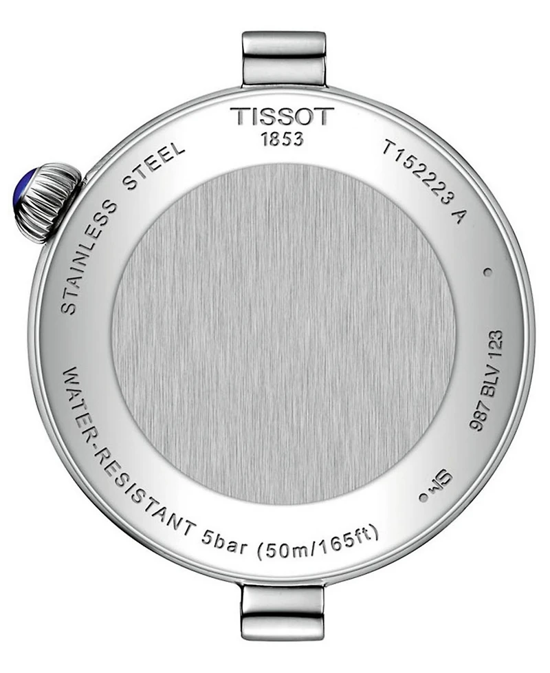 Tissot Women's Desir Moonphase Quartz Silver-Tone Stainless Steel Bracelet Watch