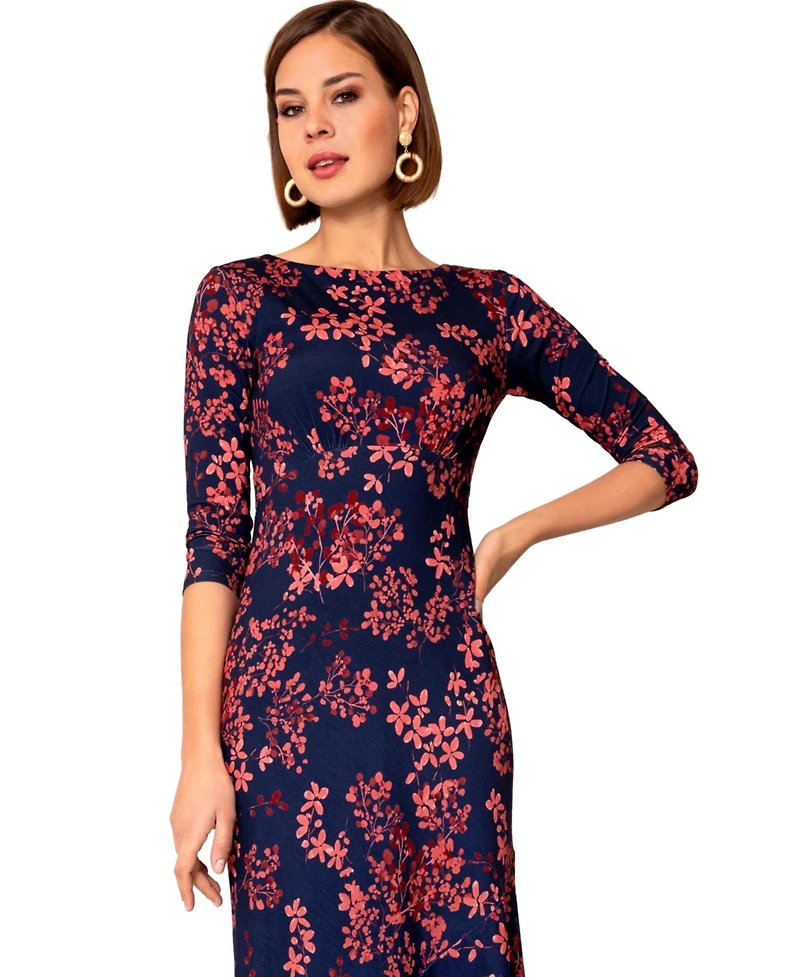 Alie Street London Women's Asymmetric Bias Cut Midi Dress