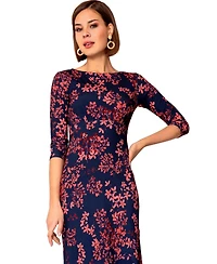 Alie Street London Women's Asymmetric Bias Cut Midi Dress