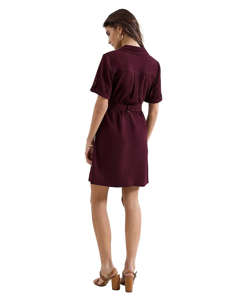 Phase Eight Women's Marlina Belted Mini Shirt Dress