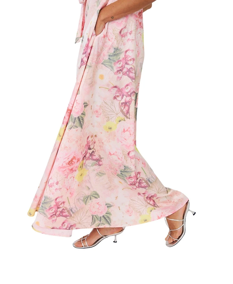 Cras Women's Kayla Floral Print Maxi Dress